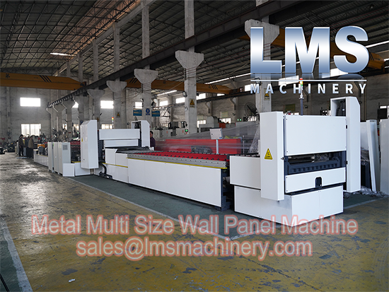 LMS Galvanized metal Multi Size Wall Panel Roll Forming Machine